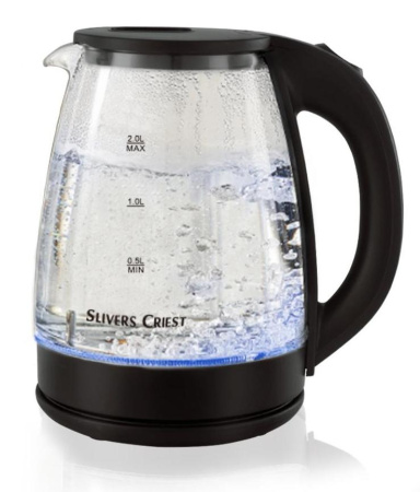 Чайник Electric kettle SC 168 GK стекло/черный (*7)