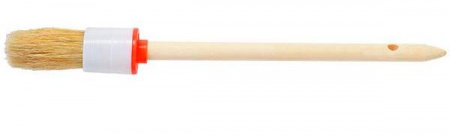 Кисть BARTEX круглая Евро №4 (25мм) деревянная ручка (134178)