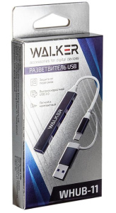 Коммутатор USB 2.0 WALKER WHUB-11