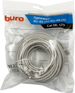 Кабель RJ-45 15 м Buro UTP-5E-15M-G