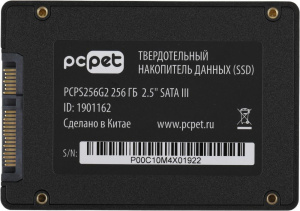 SSD 2,5" SATA 256Gb PC Pet PCPS256G2 OEM