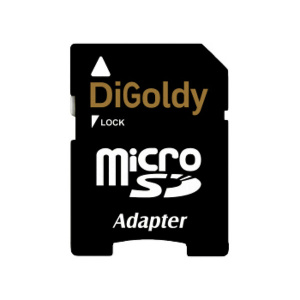 Карта micro-SD 32 GB DIGOLDY class10 +адаптер