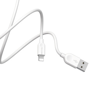 Кабель USB 2.0 A вилка - 8pin 3 м Borofone BX14 (White)