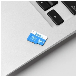 Карта micro-SD 64 GB Hoco Class 10 (Blue)