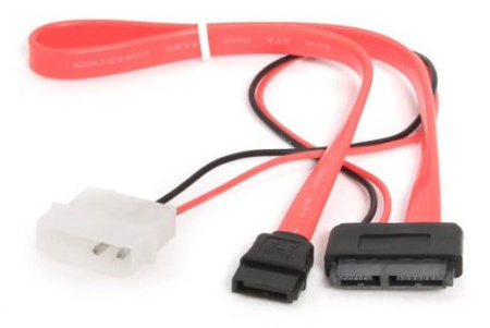 Переходник Molex + SATA - SATA slim + питание