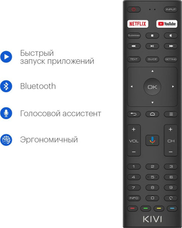 TV LCD 32" KIVI KIV-32F710KW-T2-FHD-SMART белый