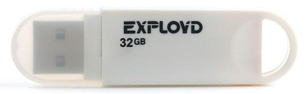 Карта USB2.0 32 GB EXPLOYD 570 белый