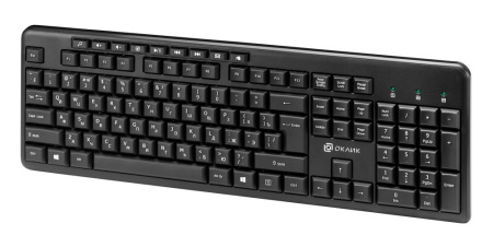 Клавиатура + мышь Oklick 225M черный