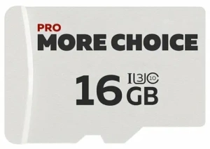 Карта micro-SD 16 GB More choice Class10 V30 MC16-V30 (Black White)