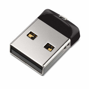 Карта USB2.0 32 GB SANDISK Cruzer Fit SDCZ33-032G-G35 черный