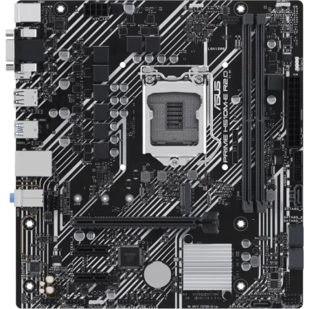 М/П SOC-1200 ASUS PRIME H510M-E R2.0 Intel H470 2xDDR4 mATX AC`97 8ch(7.1) GbLAN+VGA+HDMI+D