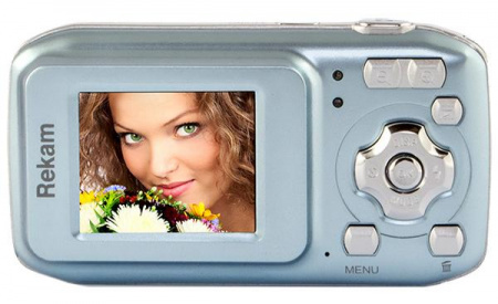 Фотокамера цифровая REKAM iLook S755i  серый металлик