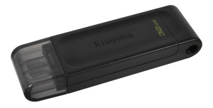 Карта USB3.0 32 GB Kingston DataTraveler 70 Type-C DT70/32GB черный