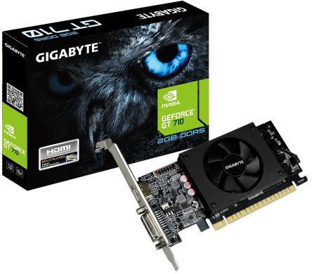 Видеокарта Gigabyte PCI-E GV-N710D5-2GL, 2ГБ, GDDR5, Low Profile