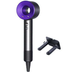 Фен Hair Dryer, проф., 5 магнт.насадок, фиолетовый (пурпурный) с креплением