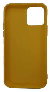 Бампер Apple iPhone 12/12 Pro ZIBELINO Soft Matte желтый