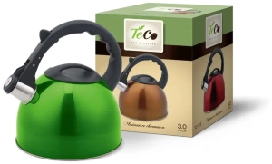 Чайник со свистком TECO TC-103 3 л., зеленый