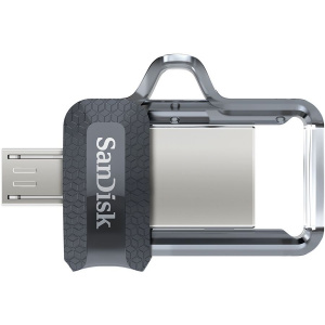 Карта USB3.0 16 GB Sandisk Ultra Dual drive SDDD3-016G-G46 черный