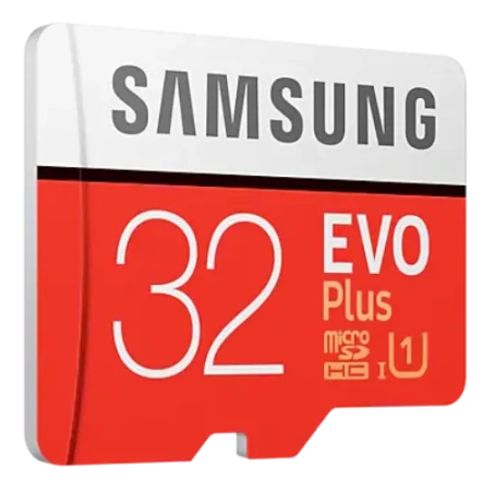 Карта micro-SD 32 Gb SAMSUNG MB-MC32GA/RU EVO PLUS (+ адаптер)