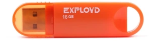 Карта USB2.0 16 GB EXPLOYD 570 оранжевый