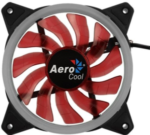 Кулер корпус 120x120x25 Aerocool Rev Red 120x120 3-pin 15dB 153gr LED Ret