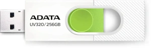 Карта USB3.2 256 GB ADATA AUV320-256G-RWHGN белый/зеленый