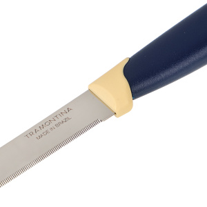 Нож Tramontina Multicolor кухонный с зубцами, 3", 8 см., 2 шт., 23528/213 (871-569)