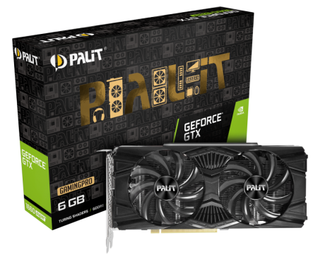 Видеокарта Palit PCI-E PA-GTX1660SUPER GP 6G NV GTX1660SUPER 6144Mb 192 GDDR6 1530/14000 DVIx1/HDMIx