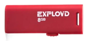 Карта USB2.0 8 GB EXPLOYD 580 красный