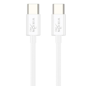 СЗУ Vixion VH-14c 3.0A QC3.0 + USB-C PD 20W PRO + кабель Type-C двухпортовое белое