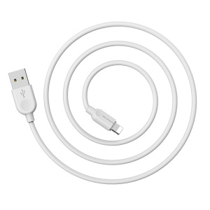 Кабель USB 2.0 A вилка - 8pin 1 м Borofone BX14 (White)