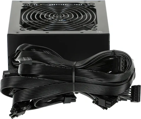 Блок питания Aerocool ATX 600W KCAS PLUS 600 80+ bronze (24+4+4pin) APFC 120mm fan 7xSATA RTL