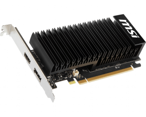 Видеокарта MSI PCI-E GT 1030 2GHD4 LP OC NV GT1030 2048Mb 64b DDR4 1189/2100/HDMIx1/DPx1/HDCP Ret lo