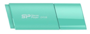 Карта USB2.0 64 GB Silicon Power Ultima U06 SP064GBUF2U06V1B зеленый