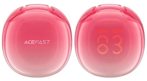 Гарнитура Bluetooth ACEFAST T9 Crystal color (Air)  красное помело