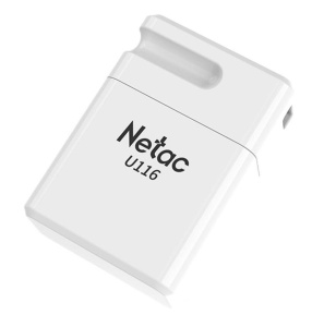 Карта USB2.0 32 GB NETAC U116 NT03U116N-032G-20WH белый