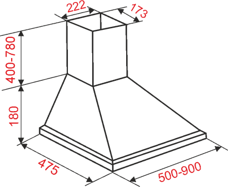 Воздухоочиститель ATLAN 3503 50 см white (*7)