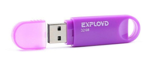 Карта USB2.0 32 GB EXPLOYD 570 пурпурный