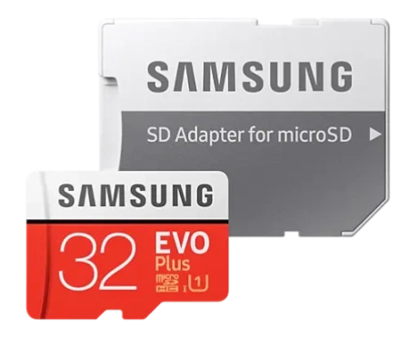 Карта micro-SD 32 Gb SAMSUNG MB-MC32GA/RU EVO PLUS (+ адаптер)