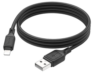 Кабель USB 2.0 A вилка - 8pin 1 м HOCO X90 силикон Black