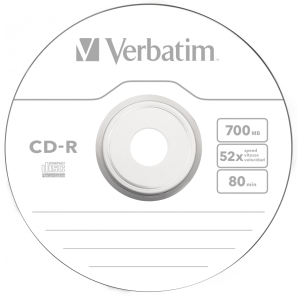 CD-R VERBATIM 80 min 52x bulk (10шт) (43725)