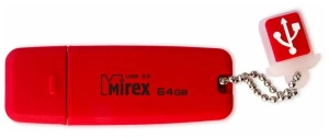 Карта USB3.0 64 GB MIREX CHROMATIC (13600-FM3CGN64) красный