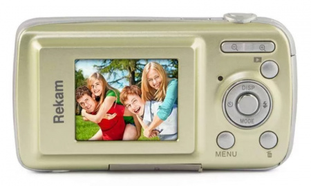 Фотокамера цифровая REKAM iLook S750i  золотистый