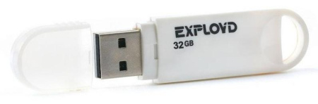 Карта USB2.0 32 GB EXPLOYD 570 белый