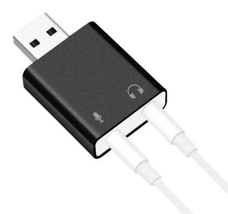 Звуковая карта USB GSMIN B39 7.1 USB 2.0 черный