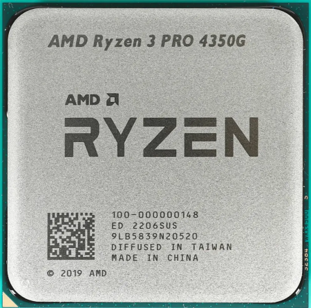 Процессор AM4 AMD Ryzen 3 Pro 4350G Renoir OEM 