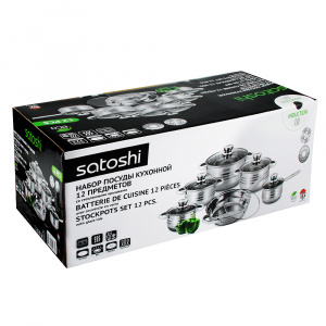 Набор посуды SATOSHI Рокруа 12пр GS-01222-12PC (822-132)