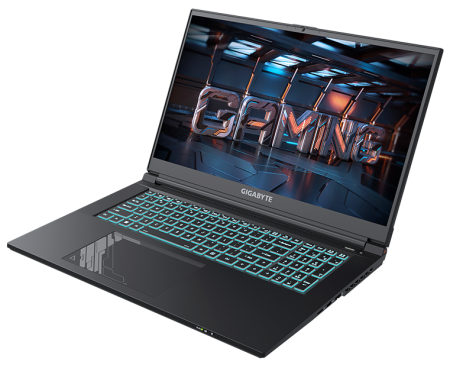 Ноутбук 17.3" GIGABYTE G7 MF i5-12500H/16 Gb/SSD 512Gb/RTX 4050 6 Gb  Black (mf-e2kz213sd) 