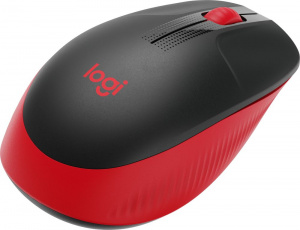 Мышь Logitech M190 красный/черный