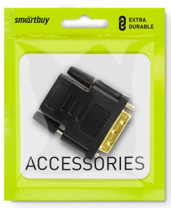 Переходник DVI-D вилка - HDMI розетка SMARTBUY (A122)